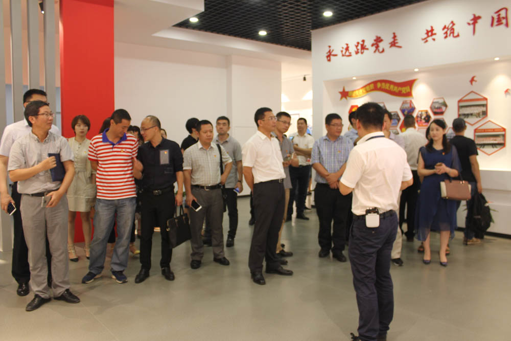温职院领导一行参观乐竞体育官网登录入口党建文化